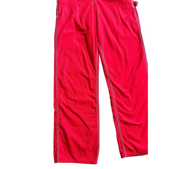Vtg Washington Dee Cee Overalls Red 100% Cotton Adjustable Straps Unisex OS See - Picture 12 of 16